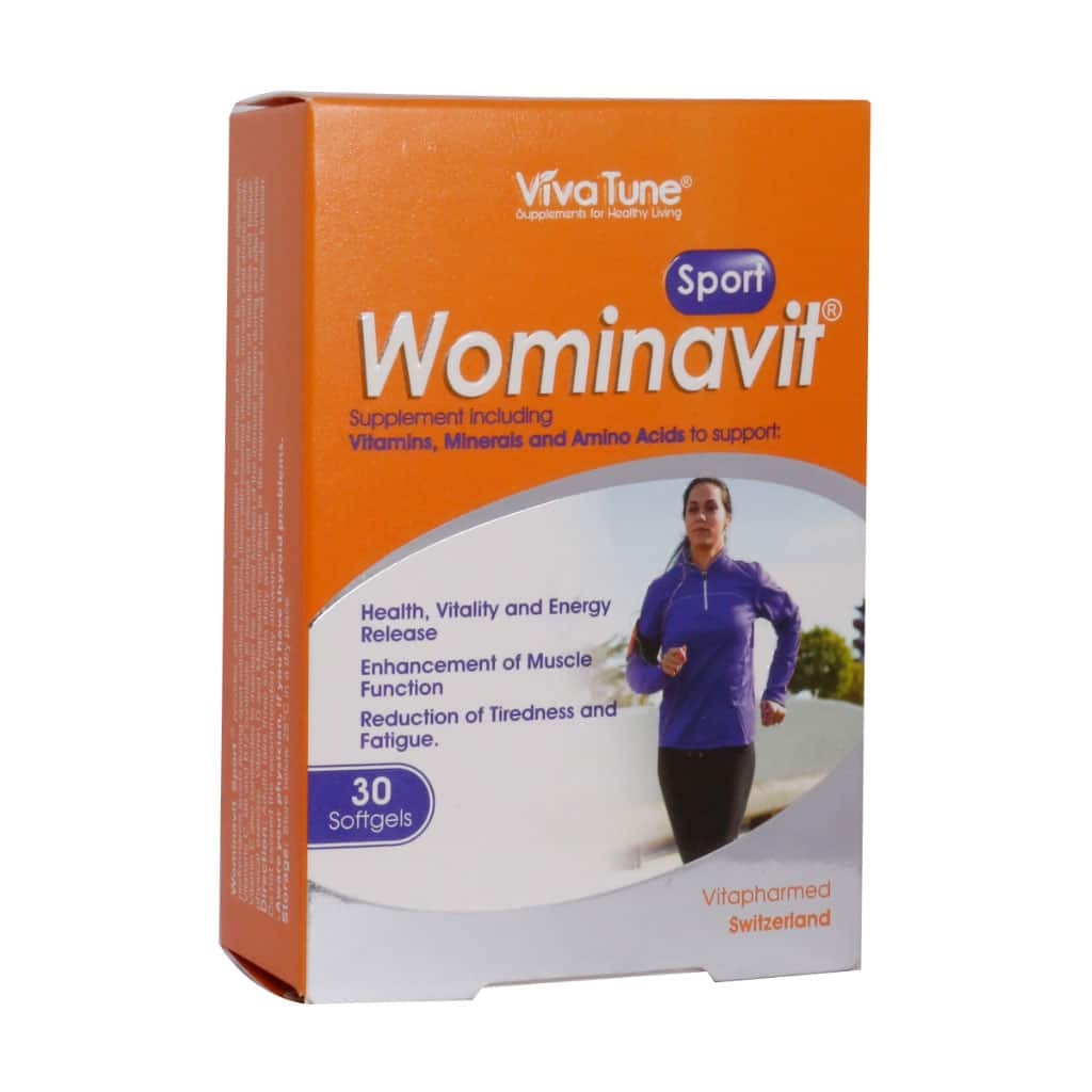 کپسول ژلاتین ومیناویت اسپرت ویواتیون بسته 30 عددی